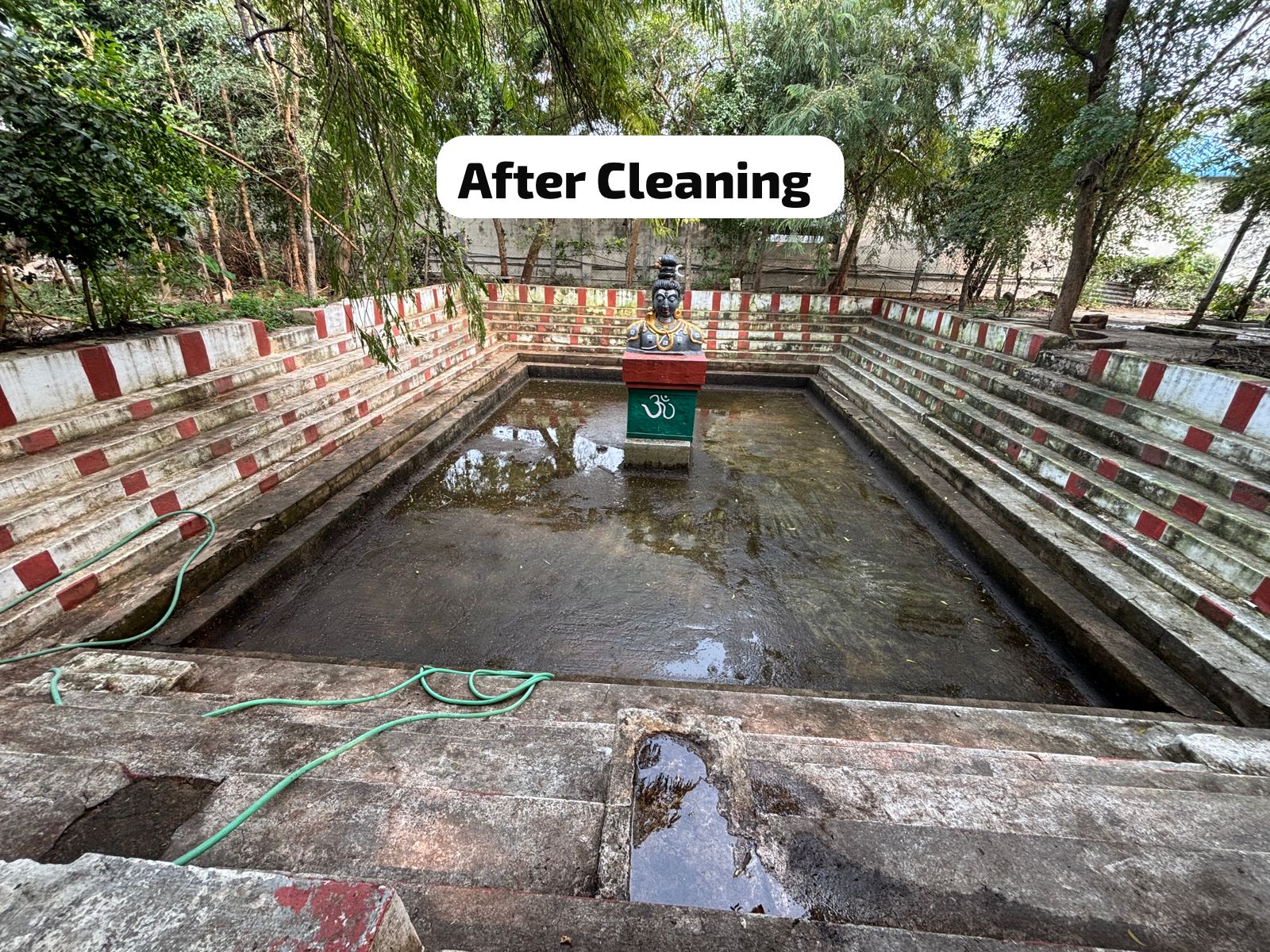 Cleanup event group photo